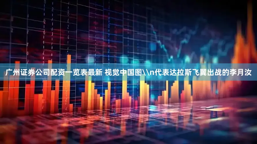广州证券公司配资一览表最新 视觉中国图\n代表达拉斯飞翼出战的李月汝