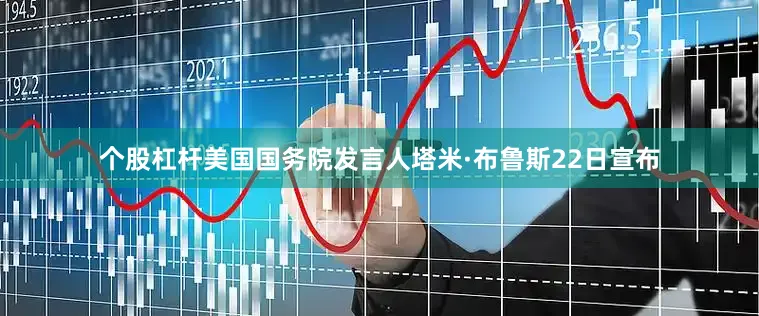 个股杠杆美国国务院发言人塔米·布鲁斯22日宣布
