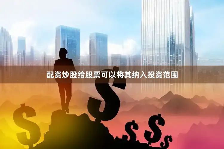 配资炒股给股票可以将其纳入投资范围
